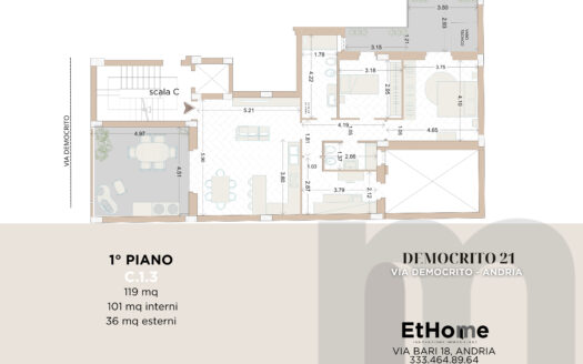 PRIMO PIANO CON SPAZI ESTERNI